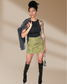 DROP POCKET CARGO MINI SKIRT