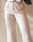 CONTRAST STRAIGHT LEG PANTS